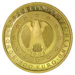 100 Euro Goldmünze Einführung