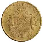20 Francs Goldmünze Leopold II Rückseite