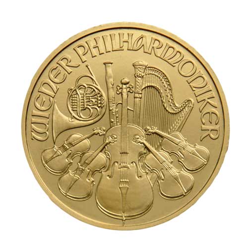 Wiener Philharmoniker Österreich Goldmünze Euro Schilling